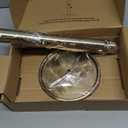 Ivilon Countertop Paper Towel Stand - Steady and Easy Tear - Fits All Paper Towel Rolls - Warm Gold