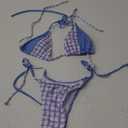 Sexy Bikini Sets for Women Two Piece Bathing Suit Halter String Triangle Small