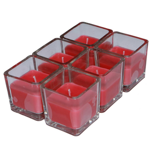 Candles 2.5 Oz 8 Pack Red