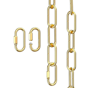 6 Feet Industrial Bronze Light Fixture Chain, Adjustable Metal Pendant Chandelier Chain Extension with Detachable Link, Maximum Load is 66 Pounds (1 Pack)