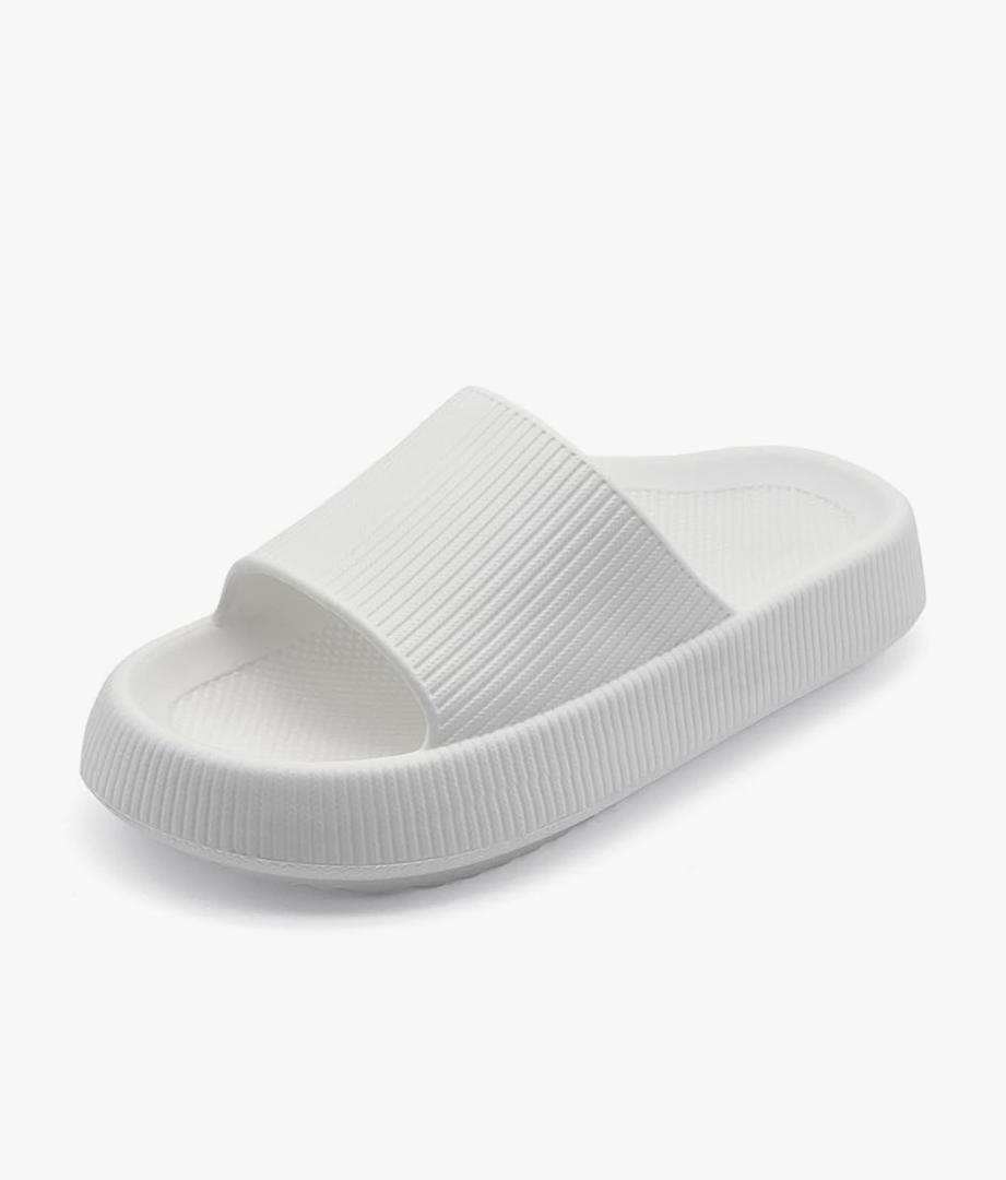 rosyclo Orthopedic Sandals for Women and Men, Arch Support Cloud Recovery Slides Orthotic Pain Relief Pillow Soft Lightweight Cozy Thick Sole Slip On Plantar Fasciitis Slippers 7,5-8,5