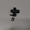 Solid Brass 3-way G1/2 Shower Diverter (Matte Black)