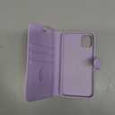 JETech Wallet Case for iPhone 11 6.1-Inch, Shockproof PU Leather Magnetic Flip Cover with Card Holder and Stand Feature (Light Purple)