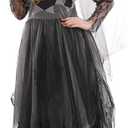 fun shack Adult Corpse Bride Costume Zombie, Halloween Costumes For Women, womens zombie costume, Dead Bride outfit (XX-Large)
