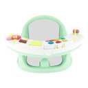 Infantino Music & Lights 3-in-1 Discovery Seat and Booster - Convertible Booster, Infant Activity Seat and Feeding Seat with Electronic Piano for Sensory Exploration, for Babies and Toddlers, Mint