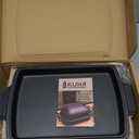 KUHA Square Cast Iron Dutch Oven 2-in-1 | Pre-Seasoned Cast Iron Cookware | Skillet Lid & Casserole Dish | For Baking, Roasting & Grilling | Chainmail Scrubber Included | 13" x 9", 6 QT