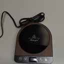 Smart Coffee Mug Warmer, 50W Fast Heating Coffee Warmer for Desk with 5 Temperature Control & 2-12H Auto Shut Off, Electric Large Panel Cup Warmer for Milk, Tea, Beverage, Candle, Wood