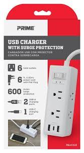 Prime USB Charger With Surge Protection