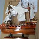 23" Wooden Mayflower Sailing Ship Model, Nautical Decor for Home, Thanksgiving Gift, Sailboat Decor, Maritime Gift, Nautical Christmas Boat Present