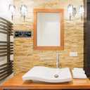 Jetec Buffalo Plaid Bathroom Decor Wooden Vintage Bathroom Wall Sign 13.8 x 5.1 Inch Take Your Time Farmhouse Wall Hanging Plaque Rustic Wood Black Checkered Decor for Restroom Home Door