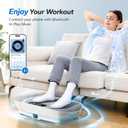 MERACH Vibration Plate Exercise Machine, Whole Body Workout Equipment for Women, Bluetooth and Silicone Pedal, Vibration Plate with Auto Mode, Vibrate Fitness Platform for Home