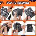 Cabilock Halloween Candy Box Pumpkin Spider Web Hollow Treat Box for Party Supplies 8.3X4.5X0.2 Inches Stylish Holiday Favor Container