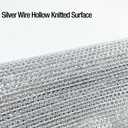 2 x Desolio Cleaning Cloths, Multipurpose Wire Miracle Cleaning Cloths, Multipurpose Wire Dishwashing Rags for Wet and Dry, for Washing Dishes, Sinks, Counters, Stove Tops (15 Pcs)