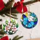 Christmas Ornaments, Butterfly Ornament, Christmas Tree Decorations, Holiday Decorations, Holiday Ornaments, Butterfly Lover Gifts, Holiday Party Gifts, and Xmas Gift Ideas