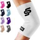 Sleeve Stars Elbow Sleeve for Pain Relief & Protection - Elbow Compression Sleeve for Women & Men - Supportive Elbow Brace for Tendonitis, Recovery & Ideal for Sports, Work M