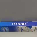 ITTAHO 2 Pack Grout Brush with Long Handle, 56.5'' Swivel Grout Cleaning Brush, V-Shape Grout Scrub Brush, Extendable Handle Grout Cleaner Brush for Tile Floors Bathroom,  Baseboard, Shower, Corner (Blue)