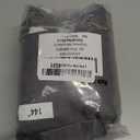 SpaceDresser Sheer Voile Window Treatment Rod Pocket Curtain Panels for Kitchen Bedroom Living Room Drapes Sunlight Filtering Privacy Semi Home Decor Assorted Colors Sizes (Grey, 52 W x 84 L)