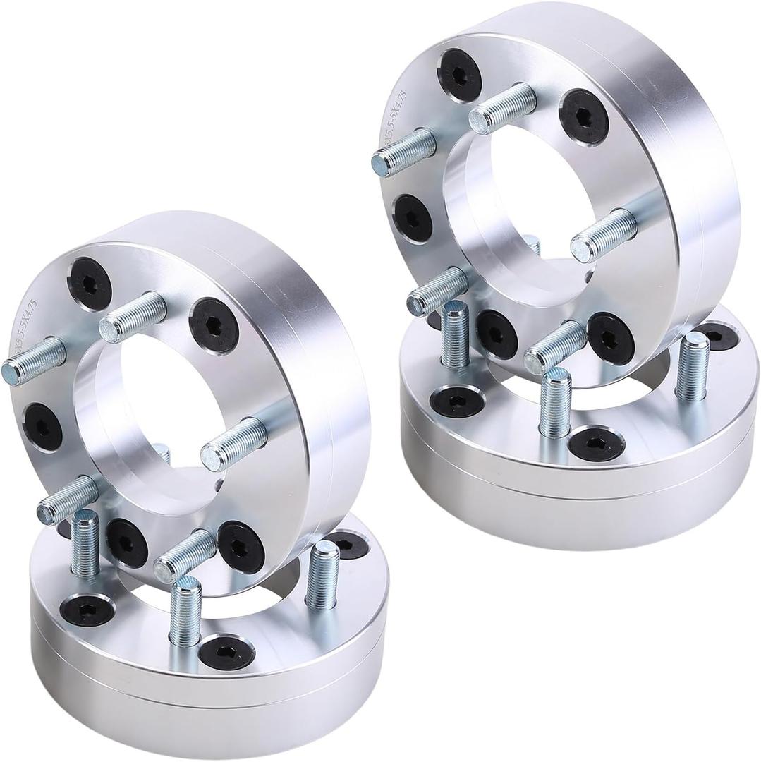 4pcs Wheel ADAPTERS 2" 6X5.5 to 5X4.75 | 6 Lug to 5 Lug |Compatible for 99-14 for Chevy Silverado 1500 95-14 for Chevy Tahoe 71-05 for GMC Jimmy 03-14 for GMC Savana 1500 92-14 for GMC Yukon