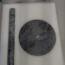 Homeries Marble Paper Towel Holder  Deluxe Upright Towel Dispenser for Kitchen Countertop, Cabinet & Bathrooms  Non Steel & Non Plastic Design  Heavy Duty, Solid Paper Towel Holder Stand (Gray)