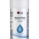 LG LT1000P3 6-Month / 200 Gallon Refrigerator Replacement Water Filter, 3 Count (Pack of 1), White