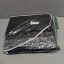 ZOBER Hanging Closet Organizer, 10-Shelf - Hanging Storage Organizer Shelves for Clothes, Towels, Toys - College Dorm Room, Nursery, & Home Closet (Black)