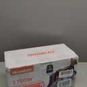 Steam Iron for Clothes with LCD Screen, 1700W Iron Non-Stick Ceramic Soleplate, Auto Shutoff, Self-Cleaning, Anti-Drip, Steam Burst, Spray Mist 10.14oz Water Tank Ironing Clothes for Home,Grey