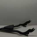 KUAFU Backrest Sissy Bar Compatible with 2009-2024 Harley Touring Road King Electra Glide CVO Street Glide Road Glide Ultra Limited Low Powder Coated+Electrophoresis Black (22" Tall)