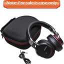 Headphone Headset Case Compatible with JBL, Beats, Sony, Soundcore Anker, Raycon, TOZO, SteelSeries, Logitech, Jabra, Bose, Audio-Technica, Sennheiser Headphones, Black
