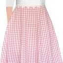 BEDOAR Women's Elegant Lace Embroidery Plus Size Flared A-Line Swing Casual Party Cocktail Dresses with Pockets, Size 20