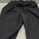 Gihuo Women's Winter Warm Fleece Pants Sherpa Lined Sweatpants Jogger Track Pants Athletic Active Lounge Pants (X-Large, Black)
