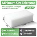 HDPE Plastic Blocks, 6 x 3 x 2 Pure High-Density Polyethylene 100% Virgin Plastic Blocks, Precision-Cut for CNC/Machining, Food-Safe & Solid for Engineering & DIY (2 Blocks)