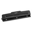 Swingline 3 Hole Punch, 10 Sheet Capacity Three Hole Puncher 3 Ring, Adjustable 2-3 Hole Paper Punch, Black (74015)