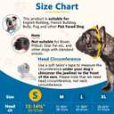 BARKLESS Short Snout Dog Muzzle, Soft Silicone Flat Faced Muzzle for French Bulldog Shih Tzu and Pug for Biting Chewing Licking and Grooming, Allows Panting