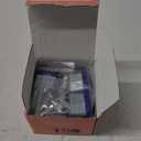 Laminated Steel Padlock with Same Keys for Gym Locker Toolbox Shed Storage, keyed Alike, Normal Shackle, Pack of 10(1.3")