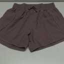 Ksmien Women's 5" Athletic Running Shorts Quick Dry Lightweight Workout Gym Shorts with Zipper Pockets UPF 50+ M