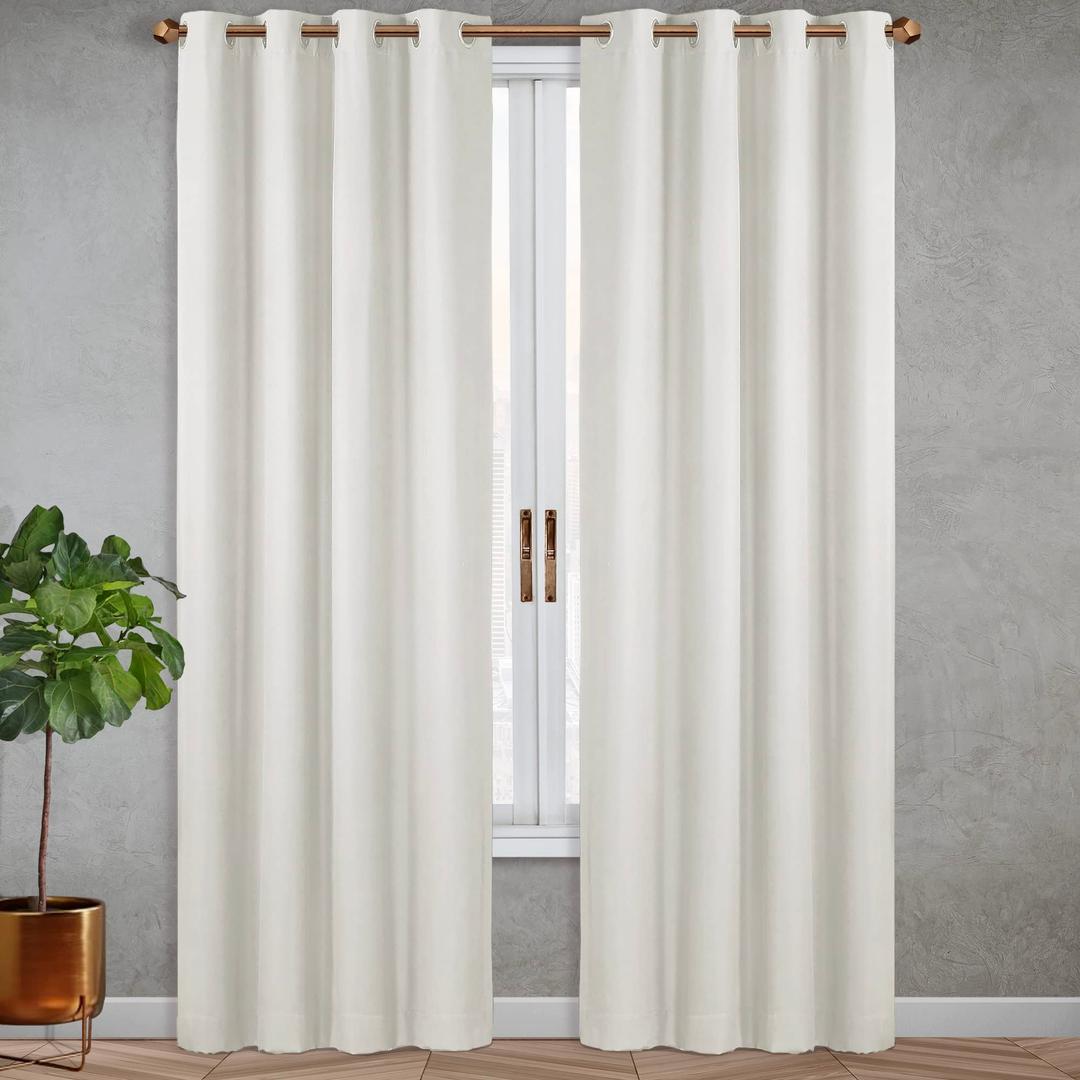 SunBlk Total Blackout Curtain 1 Panel 52"×84"