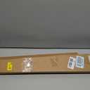 Ivilon Drapery Window Curtain Rod - End Cap Style Design 1 Inch Pole. 72 to 144 Inch Color Black