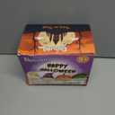 48 Halloween Toys Pack with Pumpkin Box, Halloween Party Favors Gifts for Kids, Squishy Mochi Toys in Bulk with Bubble Push it Keychain, Halloween Treat Bags Fillers, Trick or Treat Classroom Prizes