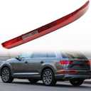 Dasbecan Left Rear Bumper Tail Light Reflector W/Bulbs Compatible with Audi Q7 2016-2022 Driver Side Taillight Assembly Fog Lamp Replace# 4M0945095