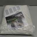 LAMIT Linen Sheer Curtains 72 Inch Length 2 Panels, Linen Textured Light Filtering Semi Sheer Back Tab and Rod Pocket Burlap Boho Neutral Drapes for Bedroom/Living Room, Ivory Cream, 52 x 72 Inch (Natural)