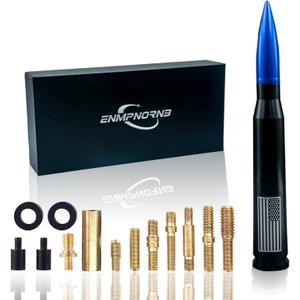 5.5inch Black-Blue Bullet Antenna American Flag Replacement for Chevrolet Chevy Silverado Dodge Ford F150 F250 F350 RAM 1500 2500 Raptor Truck Antenna Accessories Ford Jeep Wrangler