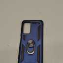 Samsung Galaxy A03s Protective Case with HD Screen Protector, Ring Shockproof, Blue