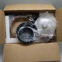 Kitchen Academy Induction Cookware Sets - 12 Piece Cooking Pan Set, Granite Black Nonstick Pots and Pans Set