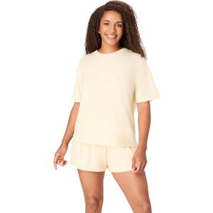 Hanes Women's Pajamas Set, Comfywear Pajamas for Women Set, Originals SupertSoft Loungewear, T-Shirt & Sleep Shorts L