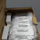 DAOTENGQL 6 Tier Over The Door Pantry Organizer with Mesh Baskets, Adjustable & Stable Hanging Spice Rack for Kitchen, Bathroom, Bedroom, and Baby Essentials Storage (16" W 6 Tiers, White)