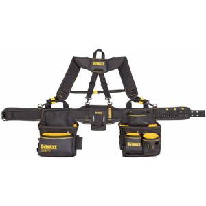 DEWALT Professional Tool Belt Organizer With Suspenders and 25 Pockets, Heavy Duty Construction (DWST540602) (One Size)