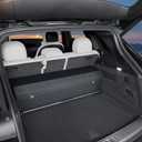 Trunk Organizer for SUV, Collapsible Leather Trunk Organizer for Car with Lid Car Storage for Sedans, Truck, Van, Jeep (Black, 37 x 11.4 x 12.2in)