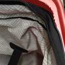 29 Inch Aluminum Checked Luggage with Side Opening Zipper, 40 * 37 * 77cm, 113L, Lightweight Hardshell ABS+PC Suitcase with TSA Lock, 360 Universal Wheels, Wine Red