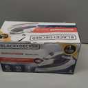 BLACK+DECKER F976 Quickpress Iron with Smart Steam Technology, White/Silver