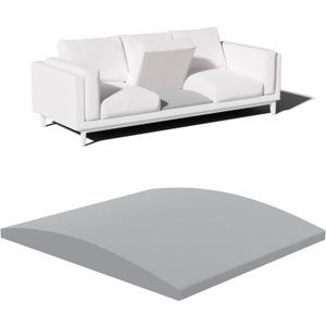 Couch Cushion Support, Sofa Cushion Support for Sagging Couch Seat, 20x20x2in, Couch Replacement Insert, High Density Foam Furniture Seat Sagging Repair, Trapezoid 40D, Grey Set of 1